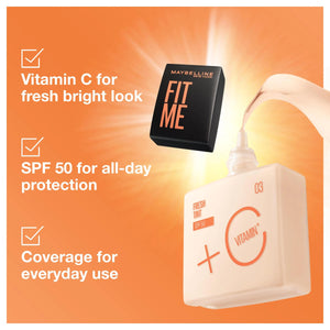 Maybelline - Fit Me Fresh Tint Vit C + Spf 50- 30Ml - Shade 2.5 - My Store