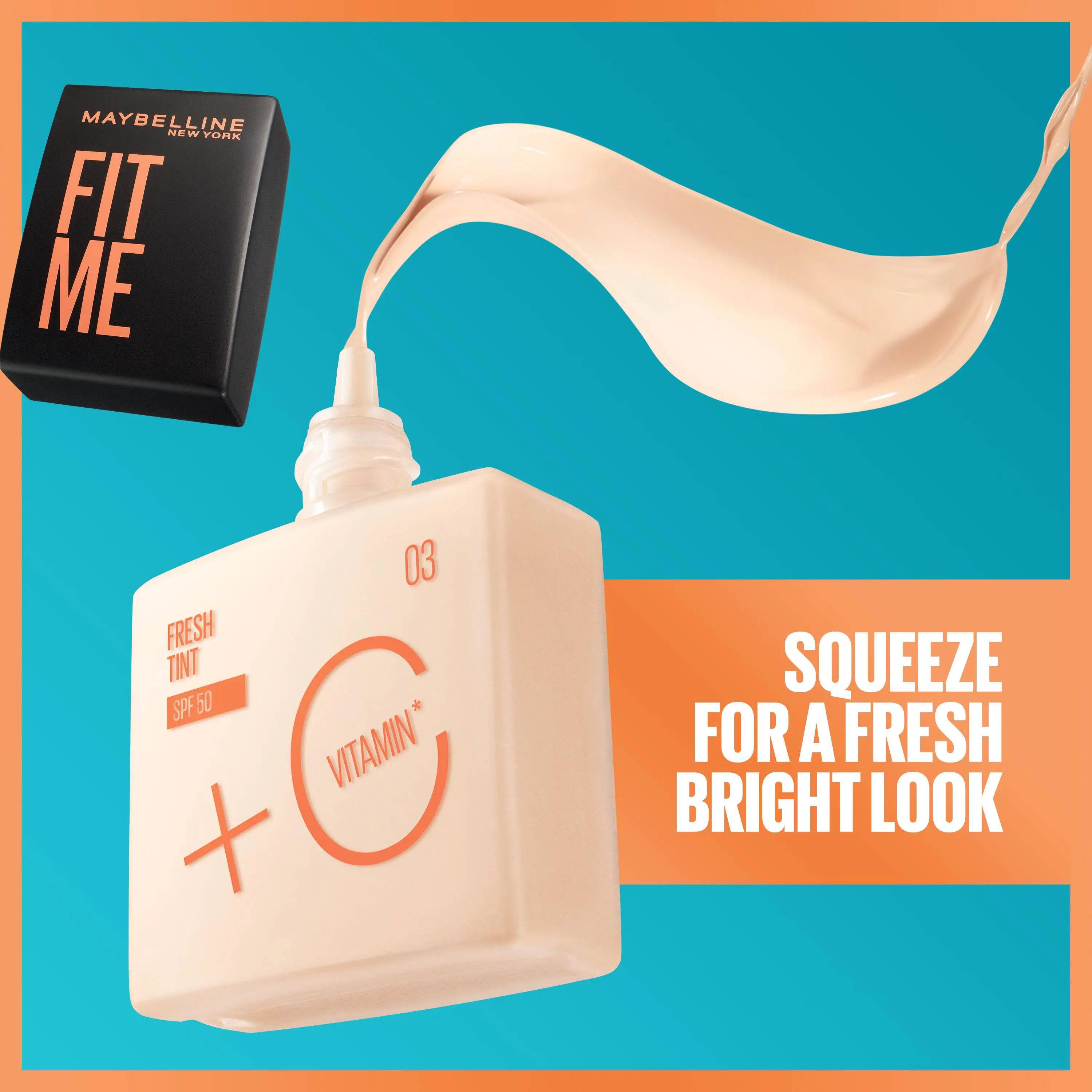 Maybelline - Fit Me Fresh Tint Vit C + Spf 50- 30Ml - Shade 2.5 - My Store