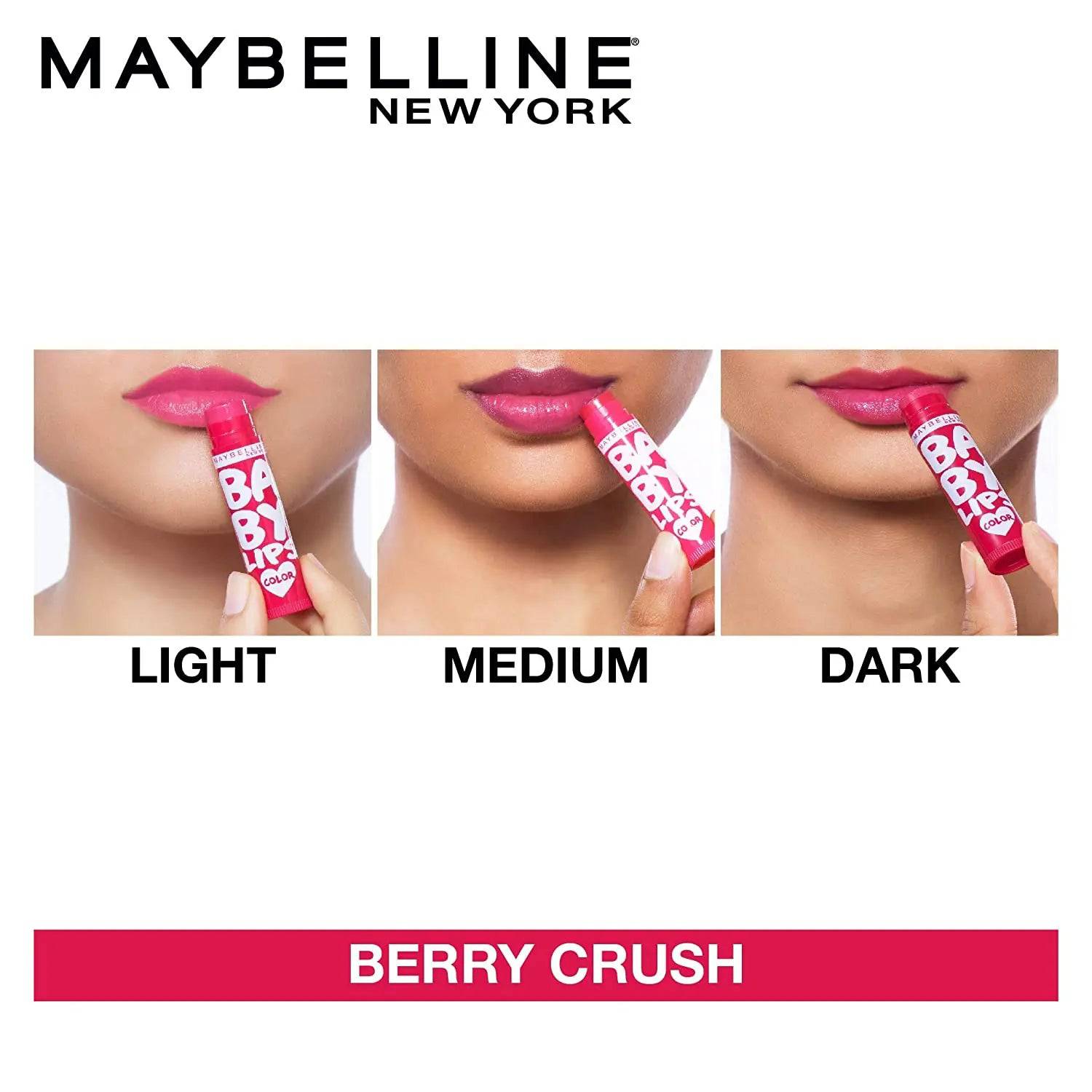 Maybelline New York Baby Lips  - Moisturizing Tinted Lip Balm Berry Crush - My Store