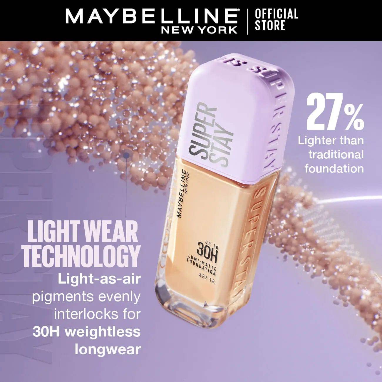 Maybelline New York Super Stay Up to 30hr Lumi Matte Foundation - 120 - My Store