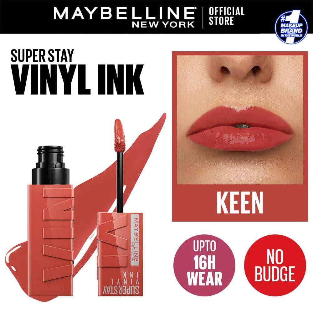 Maybelline Super Stay Vinyl Ink Liquid Lipstick 125 Keen 4.2ml - My Store