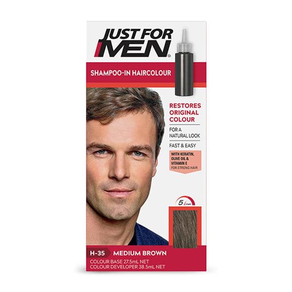Just For Men - Shampoo-In Haircolour - Medium Brown - My Store