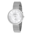 Michael Fellini Silver Mesh Bracelet Silver Dial Quartz Watch for Ladies - MF2181-1