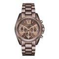 Michael Kors Oversized Bradshaw Brown Stainless Steel Brown Dial Chronograph Quartz Unisex Watch - MK-6247
