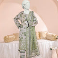 Almeerah Unstitched 3 Piece Emb Cutwork Lawn Vol-02 Collection'2025-Mint Charm