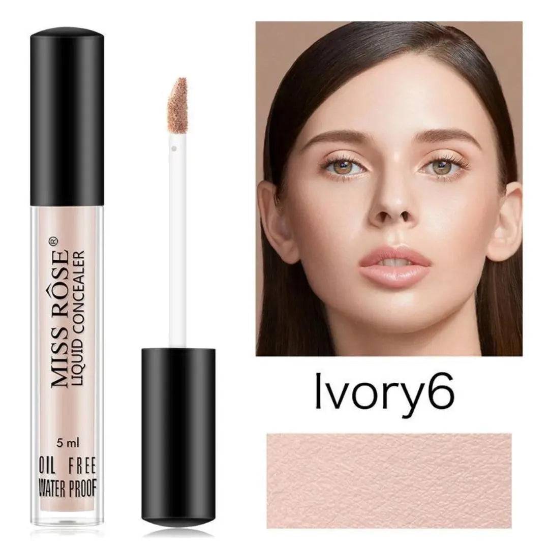 Miss Rose Liquid Concealer Oil Free Invory 6 5Ml - My Store