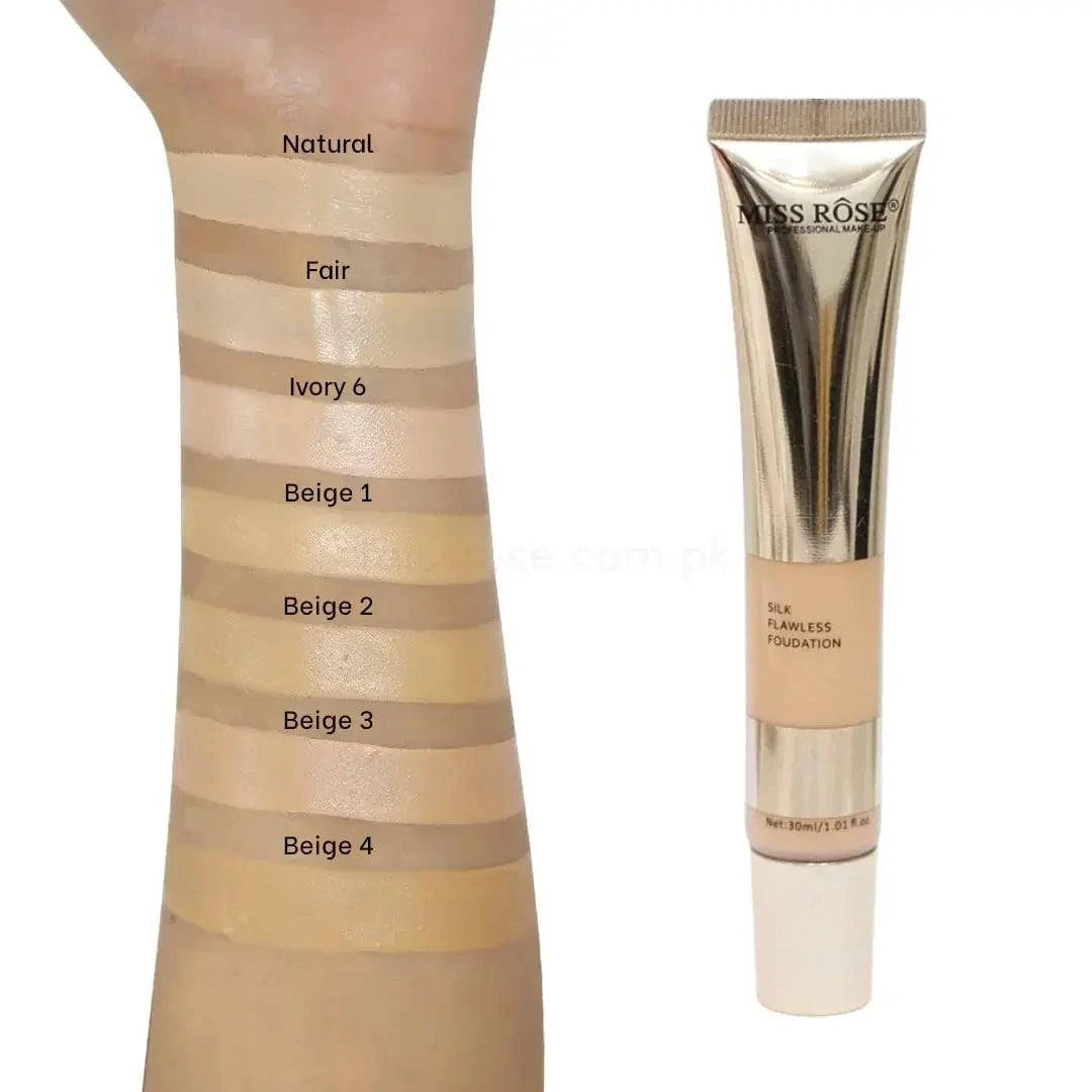 Miss Rose - Silk Flawless Foundation Natural 30Ml - My Store