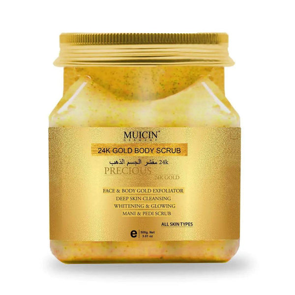 Muicin - 24k Gold Exfoliating Face & Body Scrub - 500g - My Store