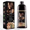 Muicin - 5 in 1 Hair Color Shampoo With Ginger & Argan Oil Black 180Ml - My Store