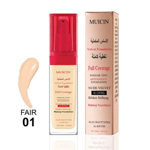 Muicin - Nude Velvet Full Coverage Foundation - 30Ml - My Store