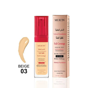 Muicin - Nude Velvet Full Coverage Foundation - 30Ml - My Store