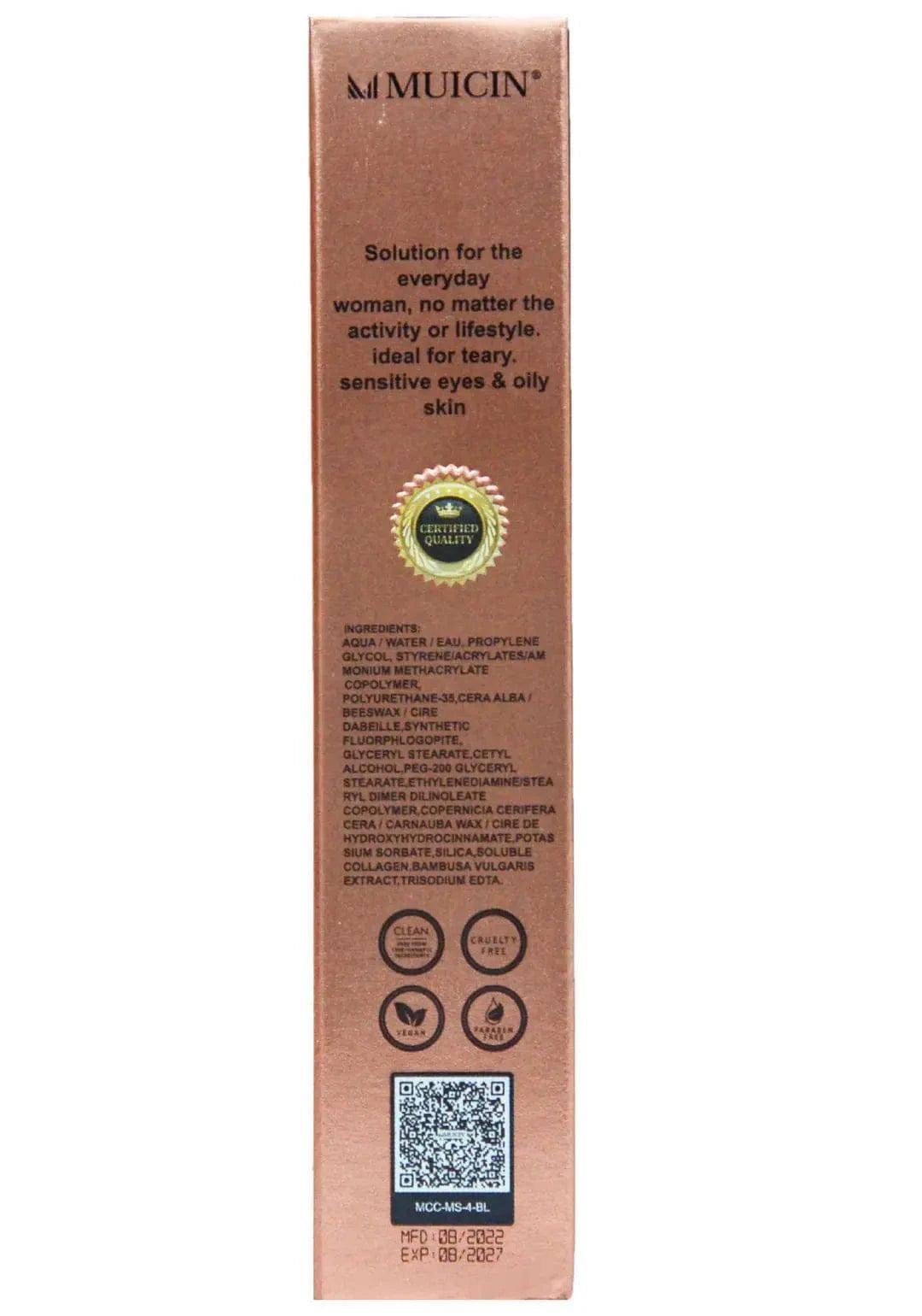 Muicin - The Dazzling Long Thick Volume Mascara - Brown - My Store