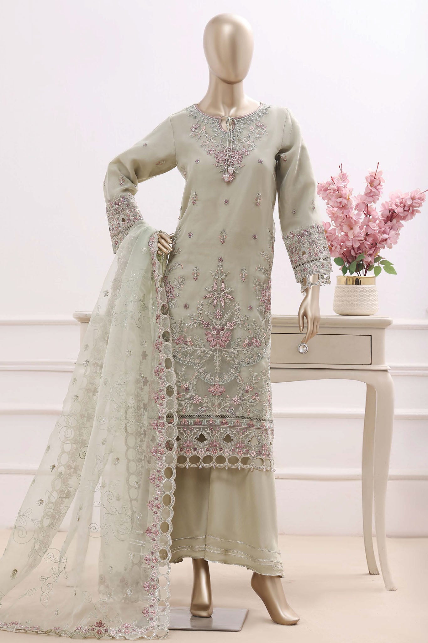 Mahpara By Sada Bahar Stitched 3 Piece Festive Formal Vol-01 Suit-N-17 PISTA