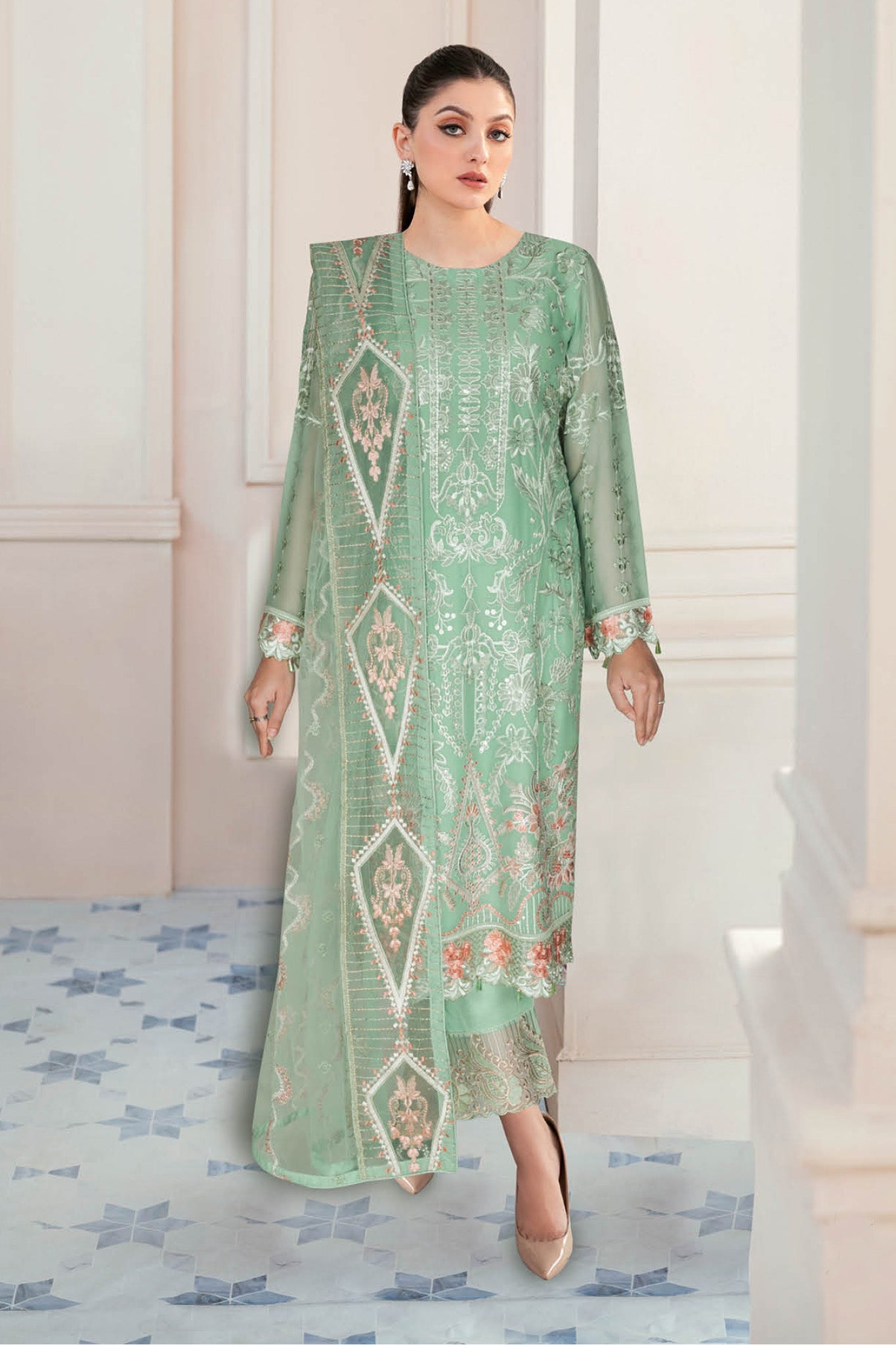 Nayab Ramsha Unstitched 3 Piece Formals Vol-05 Collection'2025-N-502