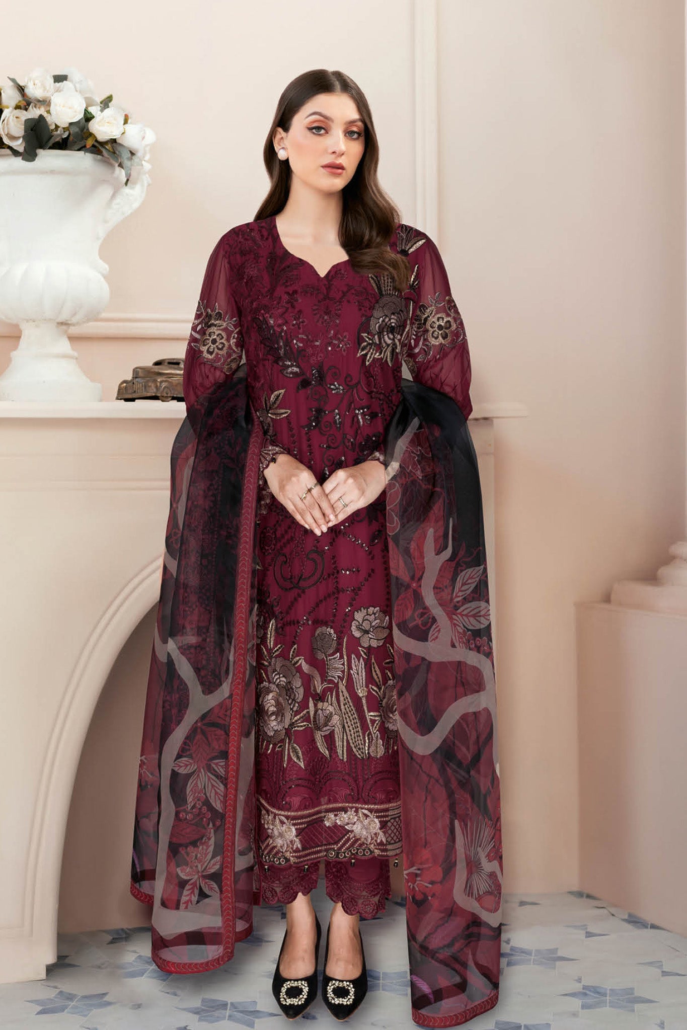 Nayab Ramsha Unstitched 3 Piece Formals Vol-05 Collection'2025-N-505