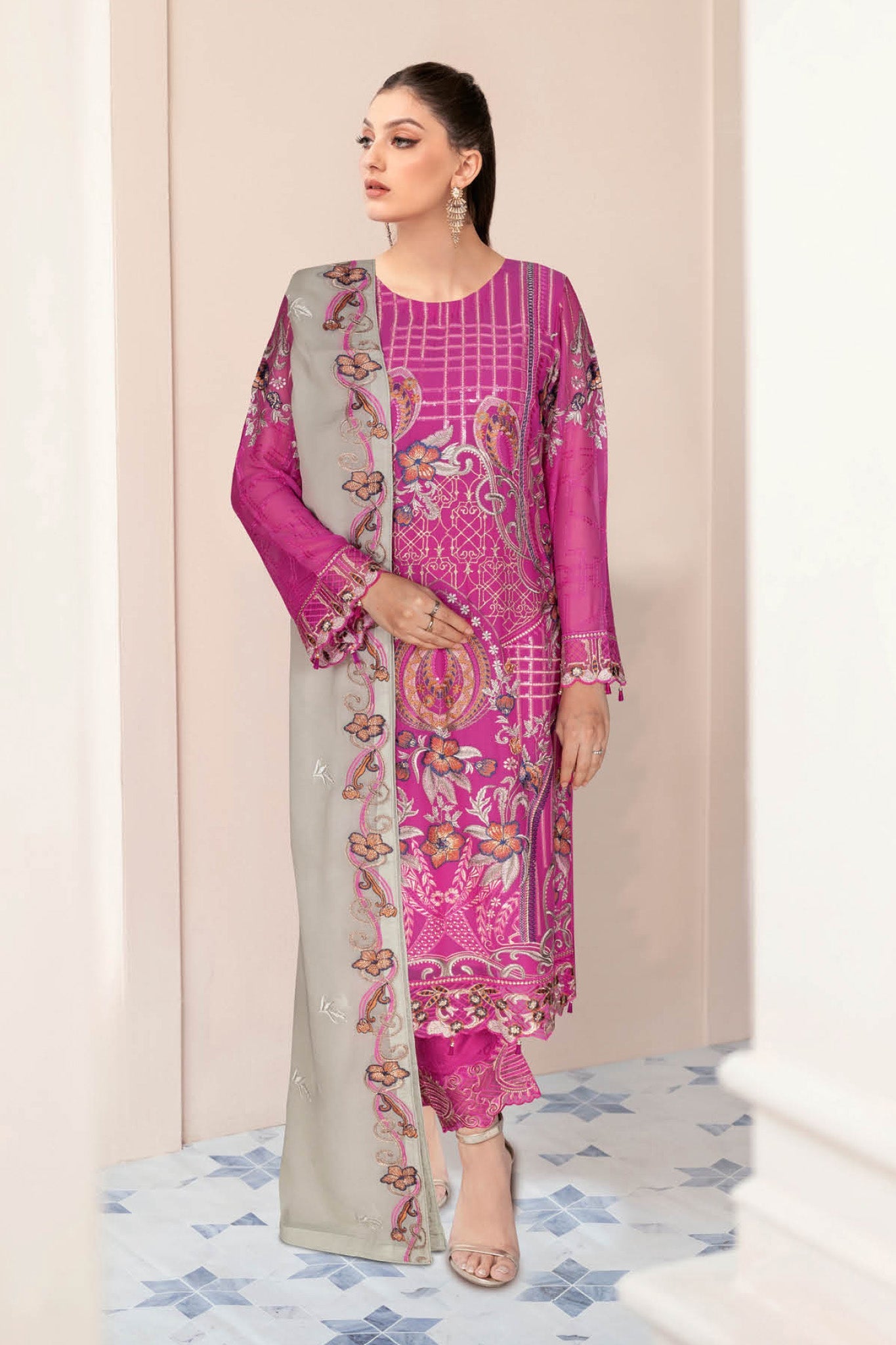 Nayab Ramsha Unstitched 3 Piece Formals Vol-05 Collection'2025-N-509