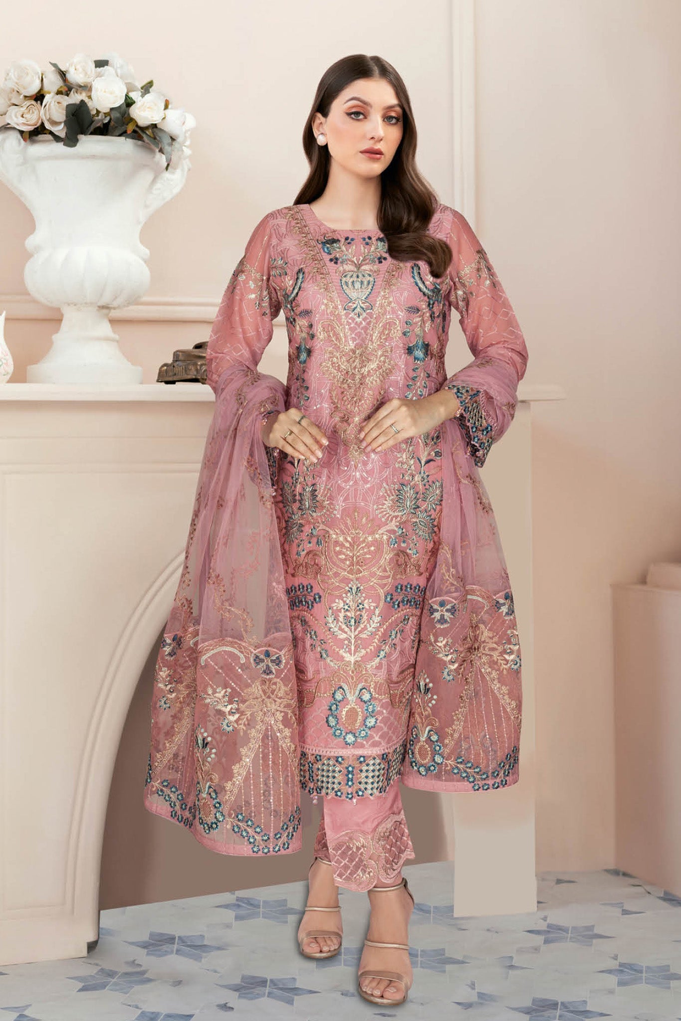 Nayab Ramsha Unstitched 3 Piece Formals Vol-05 Collection'2025-N-512