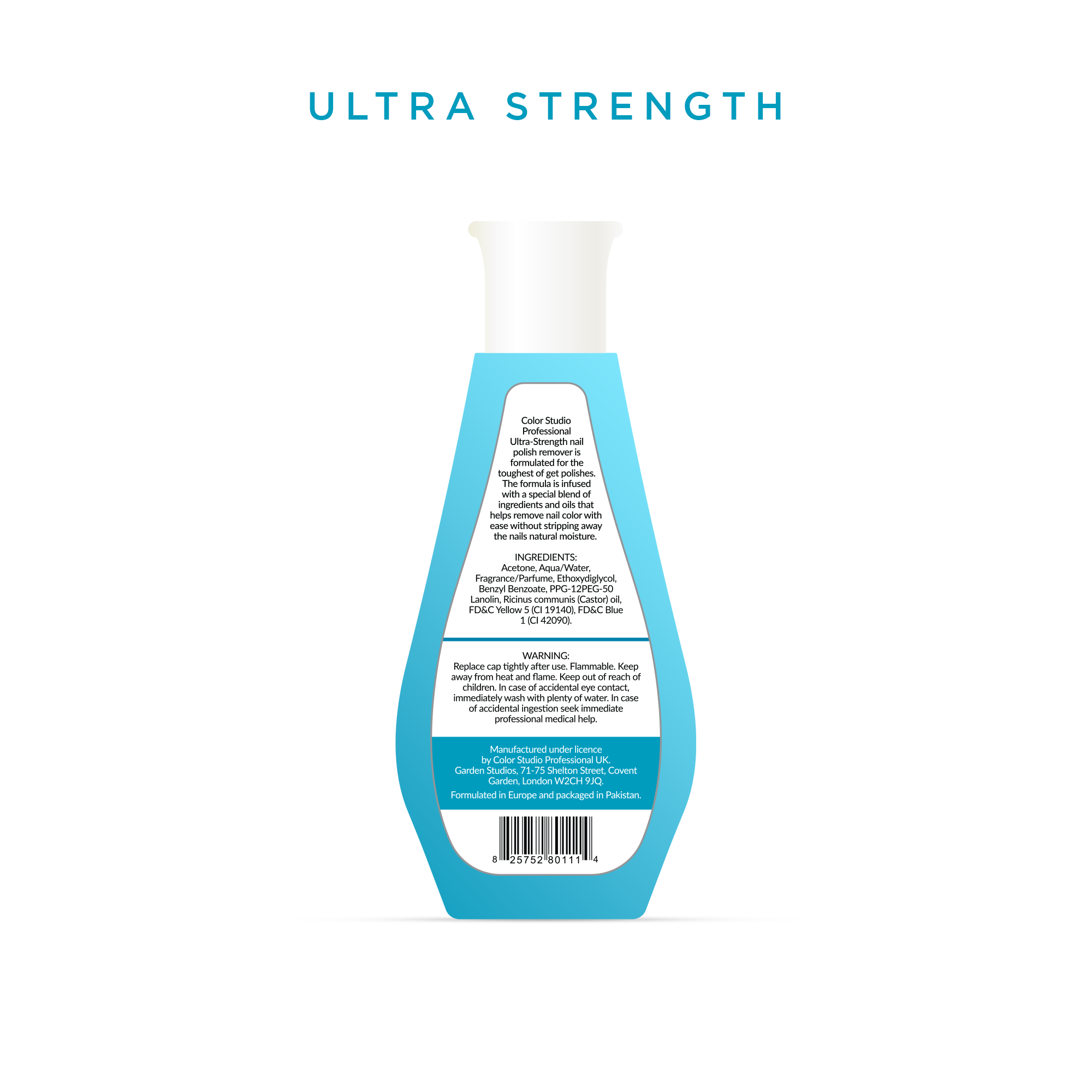 Color Studio - Ultra Strength Nail Polish Remover