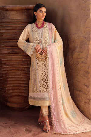 Bazaar By Nureh Unstitched 3 Piece Chikankari Doriya Lawn Collection'2025-NE-159