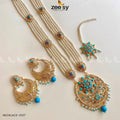 Zeesy Royal Pearl Malla Necklace Set