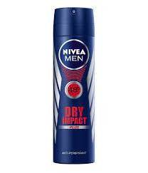 Nivea A/P Spray For Men Dry Impact 150Ml - My Store