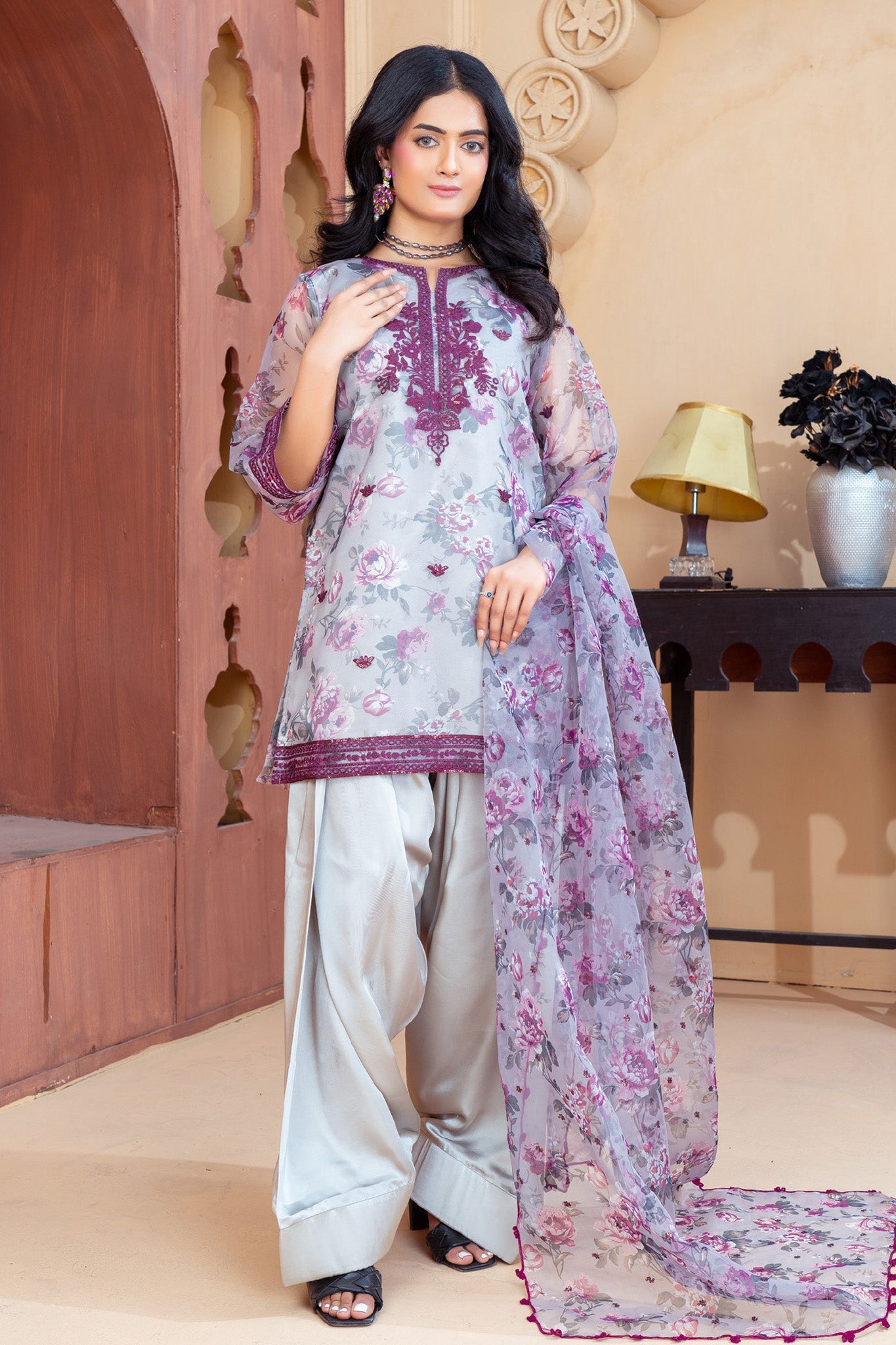 Mera Farshi Jora By Noorma Kaamal Stitched 3 Piece Exc Eid Vol-02 Suit-NK-FS-11