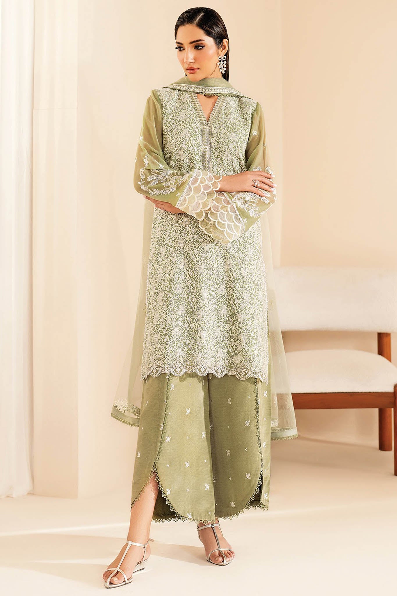 Xenia Unstitched 3 Piece Luxury Formals Vol-02 Suit-Nora