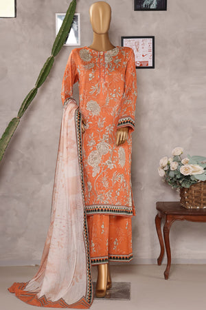 Nayab By HZ Unstitched 3 Piece Digital Printed Doriya Lawn Vol-02 Collection'2025-NPD-09