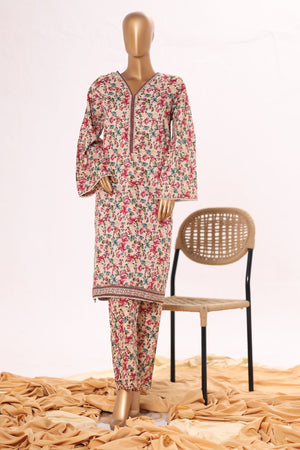 Bin Saeed Stitched 2 Piece Exclusive Printed Cotton Collection'2025-NSM-2500-Skin
