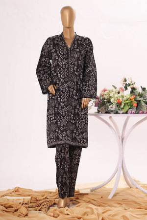 Bin Saeed Stitched 2 Piece Exclusive Printed Cotton Collection'2025-NSM-2501-Black