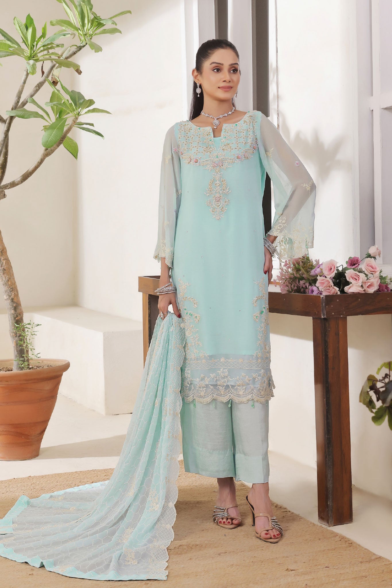 Nurin By Soghat Unstitched 3 Piece Luxury Chiffon Collection'2025-NURIN-02