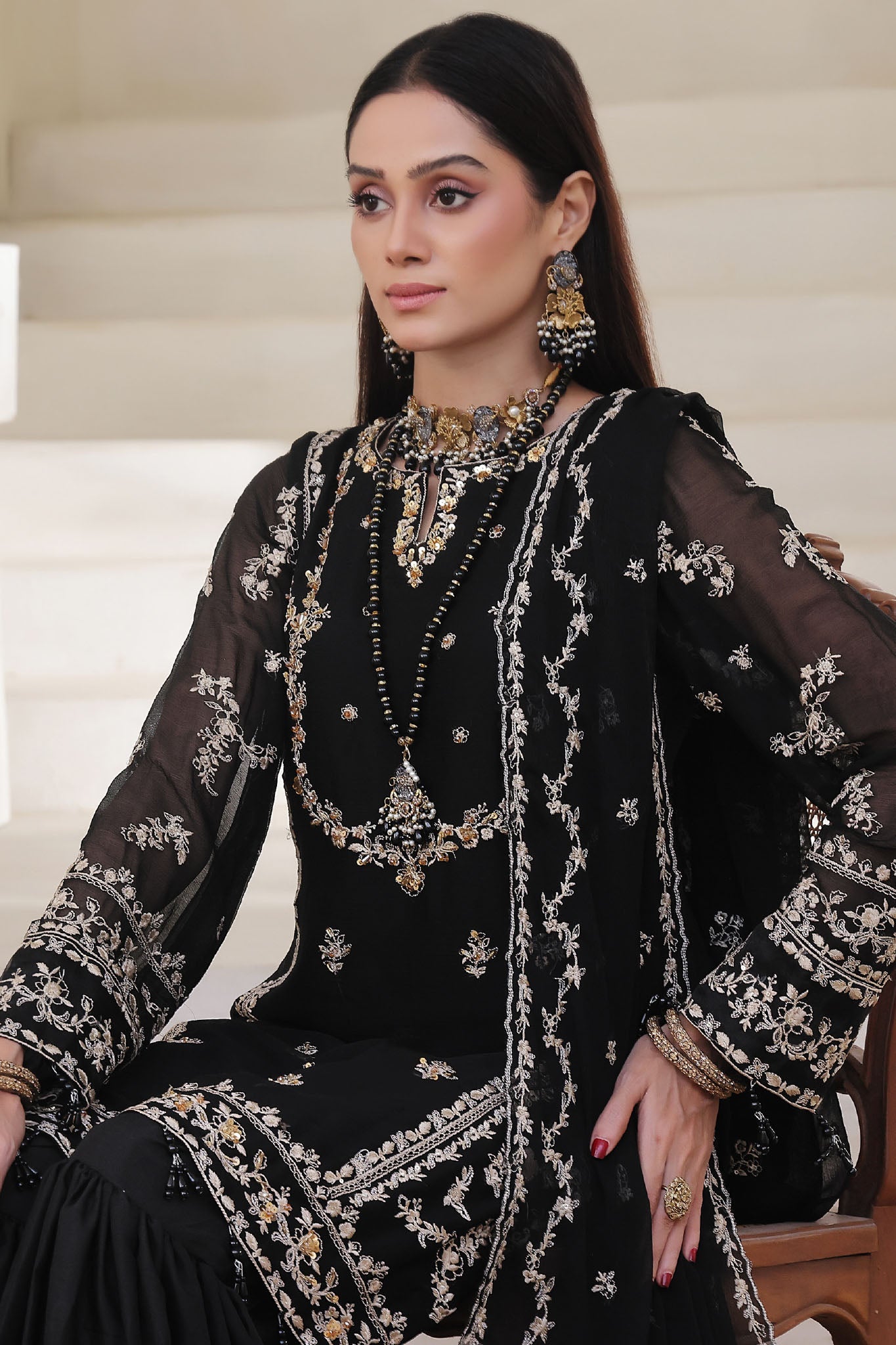 Nurin By Soghat Unstitched 3 Piece Luxury Chiffon Collection'2025-NURIN-03