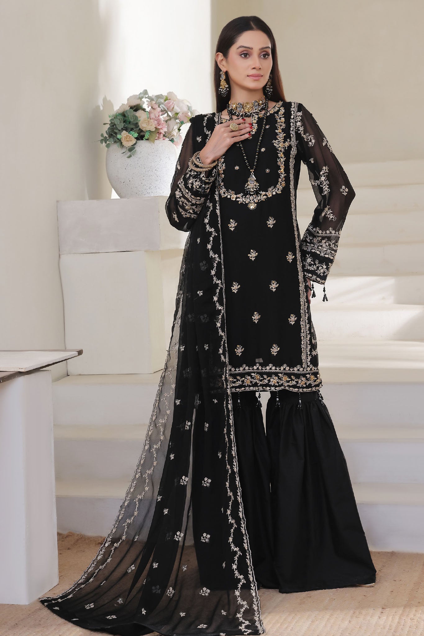 Nurin By Soghat Unstitched 3 Piece Luxury Chiffon Collection'2025-NURIN-03