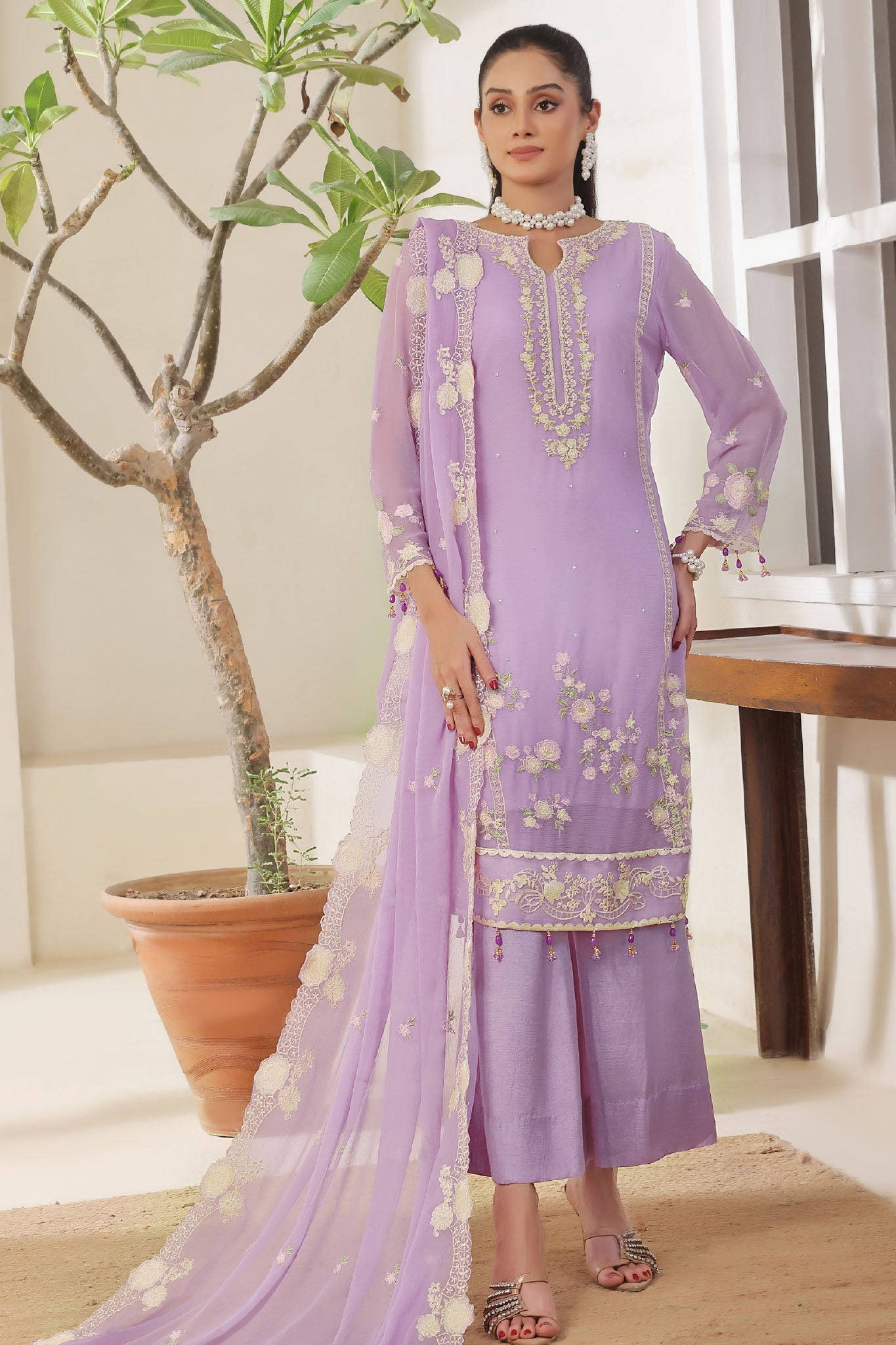 Nurin By Soghat Unstitched 3 Piece Luxury Chiffon Collection'2025-NURIN-05