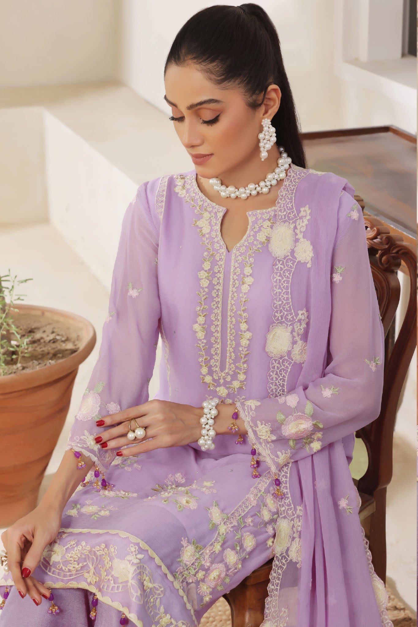 Nurin By Soghat Unstitched 3 Piece Luxury Chiffon Collection'2025-NURIN-05