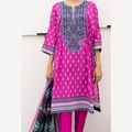zellbury -Embroidered Shirt Shalwar Dupatta - Pink - Lawn Suit-0419