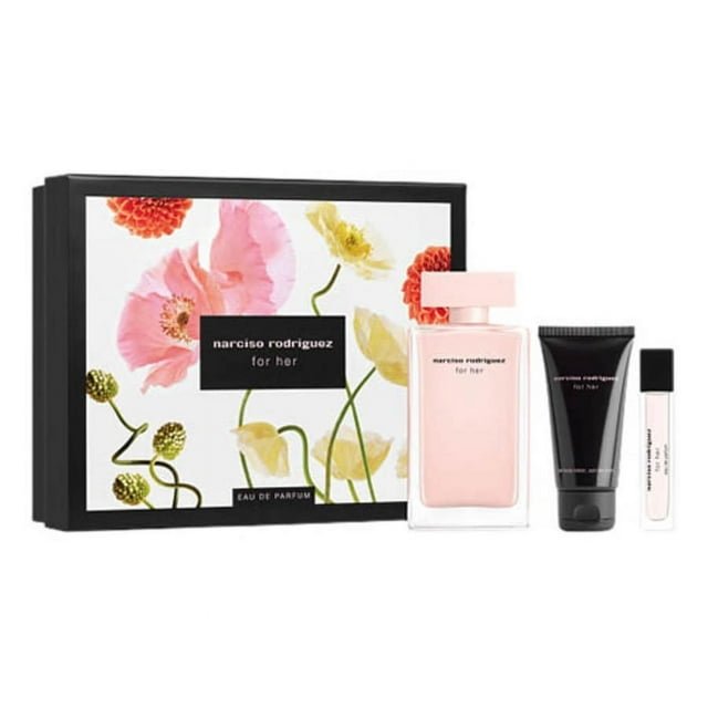 Narciso Rodriguez For Her Set EDP 100Ml+EDP 10Ml+Body lotion 50Ml