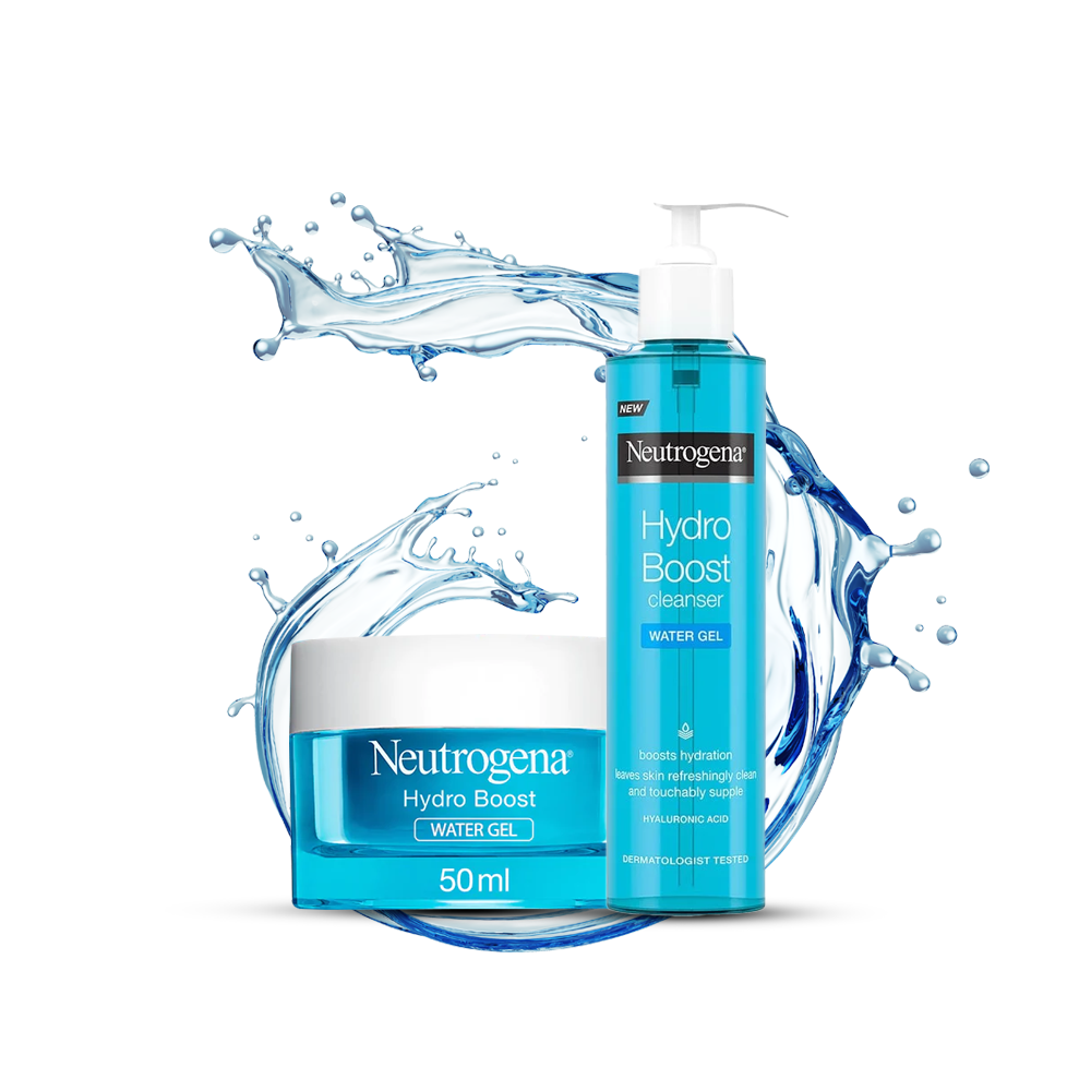 Bundle - Neutrogena Hydro Boost Water Gel + Hydro Boost Cleanser