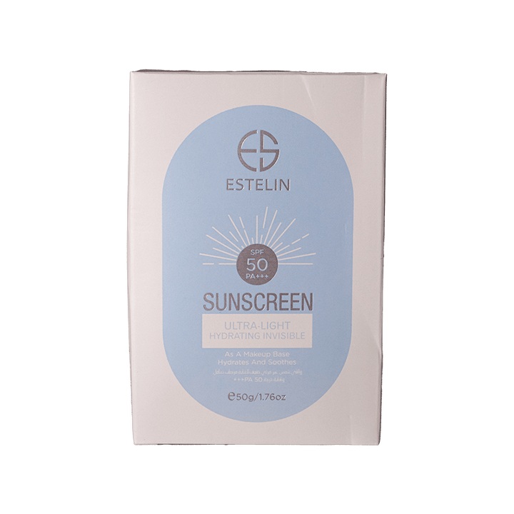 Estelin - Ultra Light Hydrating Invisible Sunscreen Spf 50 Pa+++- 50G - My Store