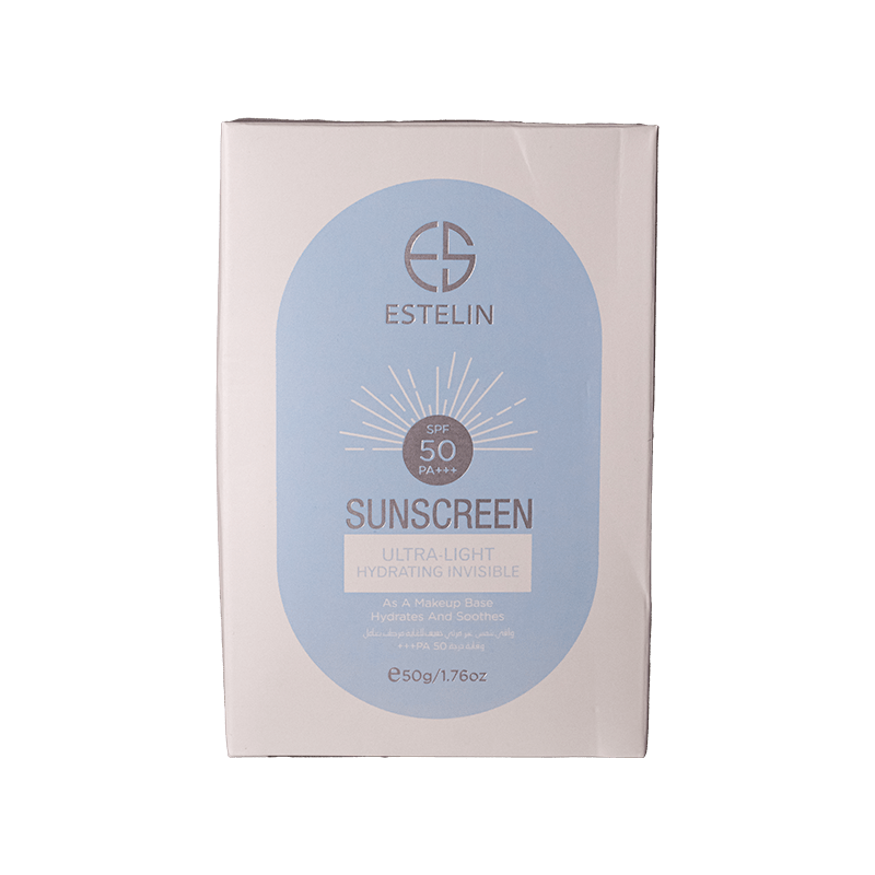 Estelin - Ultra Light Hydrating Invisible Sunscreen Spf 50 Pa+++- 50G - My Store