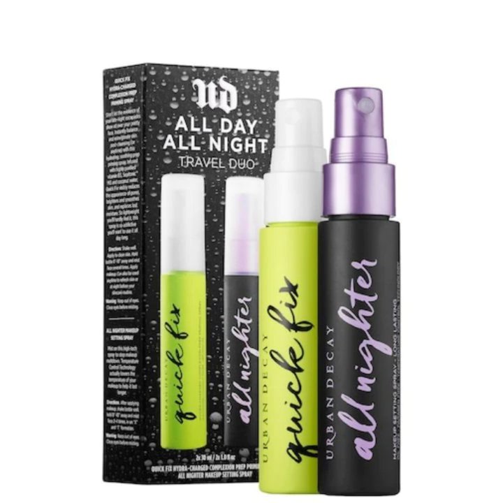 Urban Decay All Day Night Rebound Travel Size Set Makup Spray 30Ml+Priming Spray 30Ml