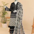 Summer Bloom Edition By Almeerah Unstitched 3 Piece Digital Printed Lawn Collection'2025-Noir Bloom