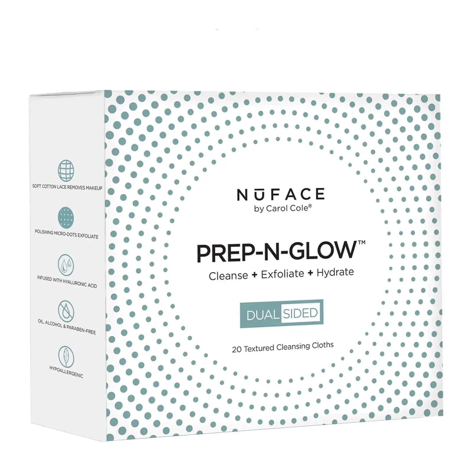 Nuface - Prep-N-Glow Cleansing Cloth 20 Pack - My Store