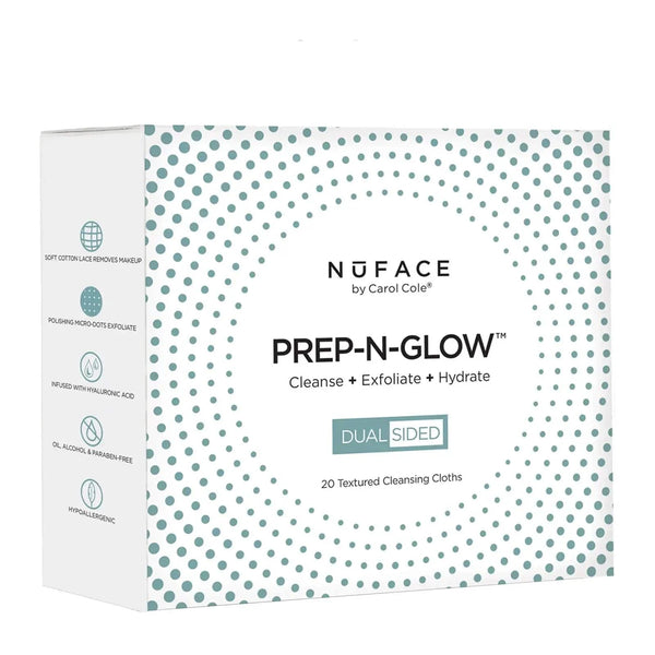 Nuface - Prep-N-Glow Cleansing Cloth 20 Pack - My Store