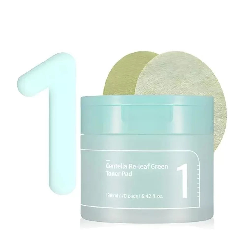 Numbuzin No.1 Centella Re Leaf Green Toner Pad 70
