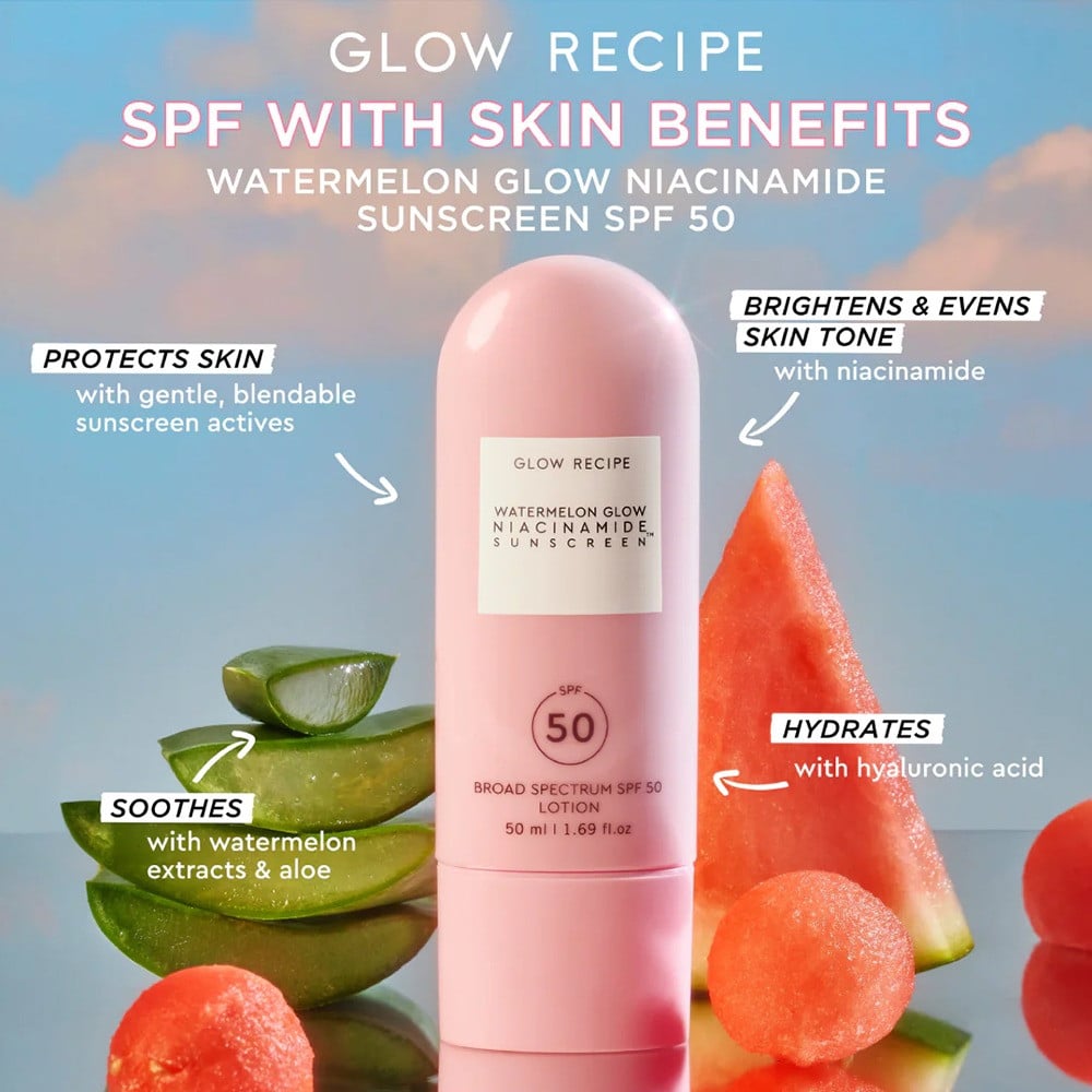 Glow Recipe Watermelon Glow Niacinamide Sunscreen SPF50 50Ml