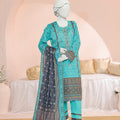 Almeerah Unstitched 3 Piece Emb Cutwork Lawn Vol-02 Collection'2025-Ocean Breeze