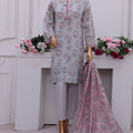 Aashkaar By HZ Stitched 3 Piece Emb Lawn Vol-2 Collection-PEC-117