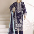 Sada Bahar Stitched 3 Piece Emb Signature Festive Vol-05 Suit-D-801-PURPLE