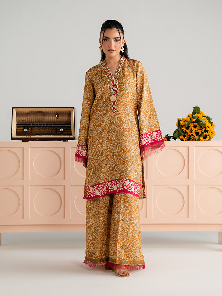 Gulaal Stitched 2 Piece Summer Basics Lawn Pret Suit-Solis